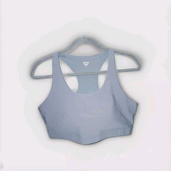 Calme Other - Calme Endurance Scoop Neck Sports Bra Racerback XL Size Extra Large Black 100289